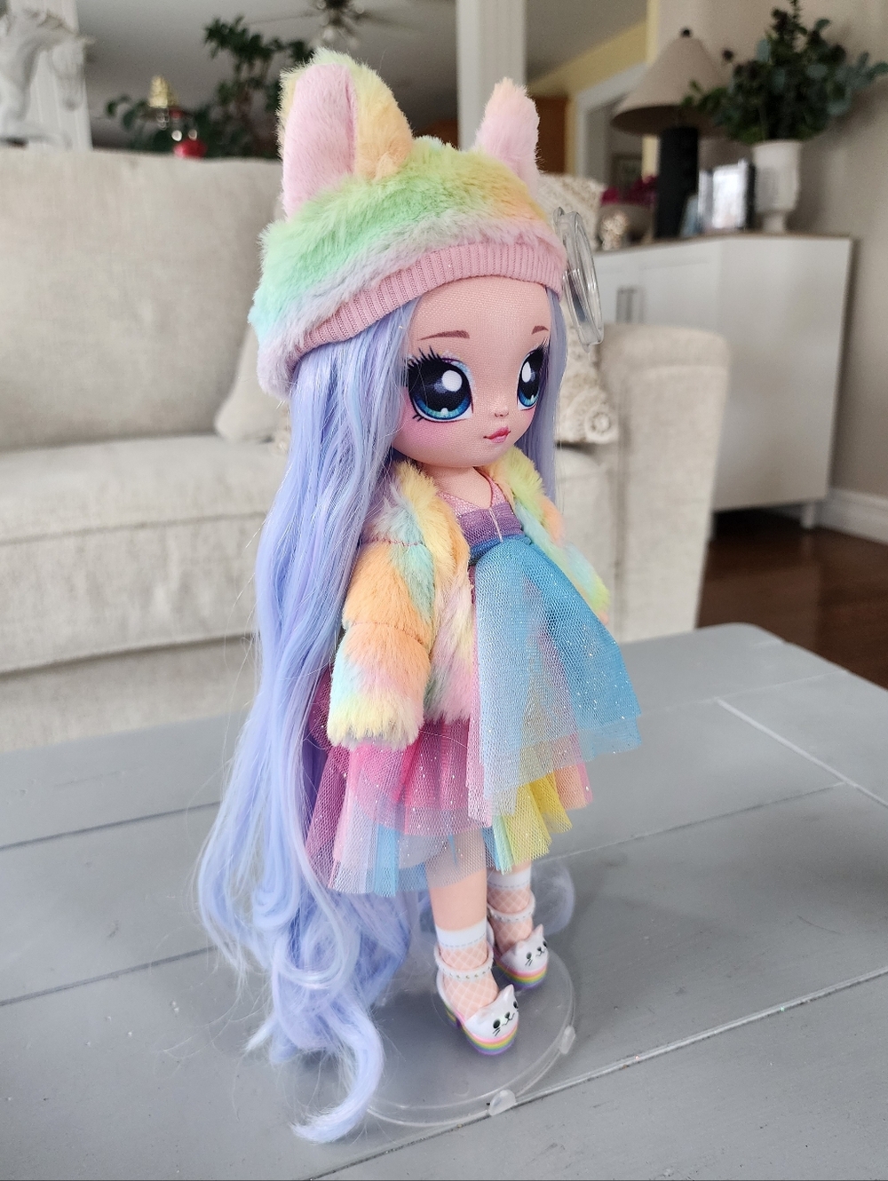 🐈 Na Na Na Surprise Teen Doll Rainbow Kitty Cat Piper Prim Ultimate Surprise - Picture 2 of 6